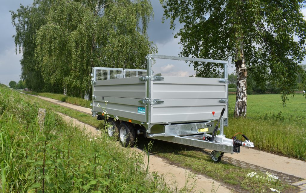 TwinTrailer TT27-30 – 309×183 – 3000kg met AluMate 400 opzetborden