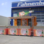 Fahnenbruck Combi Cooler koelwagen promotietrailer met losse promotie balies
