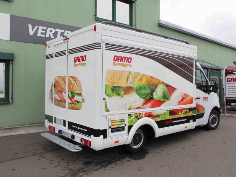 Gamo Back-Master 330 Back & Snack bakkerswagen verkoopwagen buitenzijde