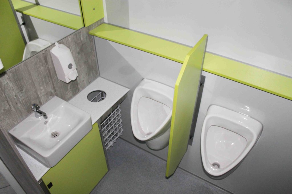 gamo ftt 460 toiletwagen urinoirs met schaamwandje