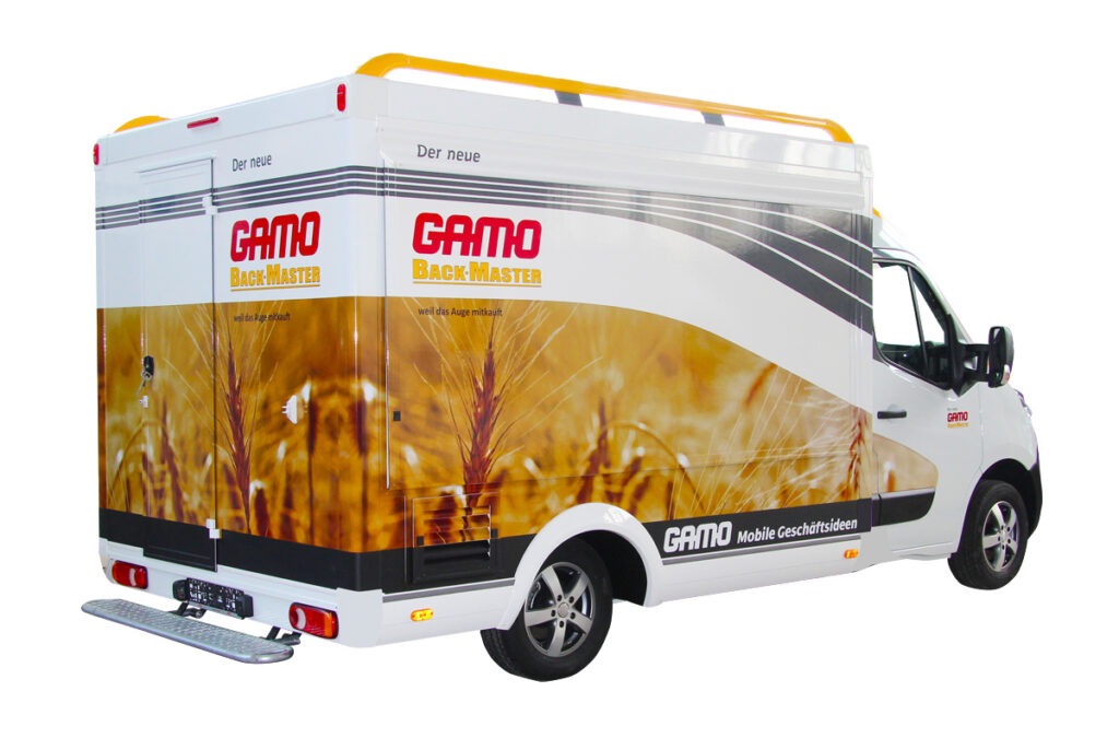 Gamo Back-Master 330 Back & Snack bakkerswagen verkoopwagen rechterzijde