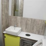 GAMO FTT610 toiletwagen luxe spiegel en wastafelmeubel