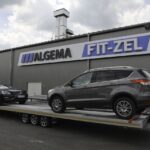 Algema Fit-zel Duo autotransporter 2 auto's aluminium