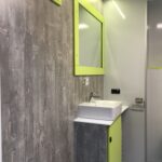 GAMO badkamer aanhangwagen wastafel met spiegel