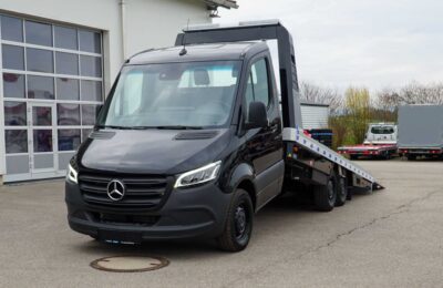 ALGEMA FIT-ZEL oprijwagen op Mercedes-Benz Sprinter