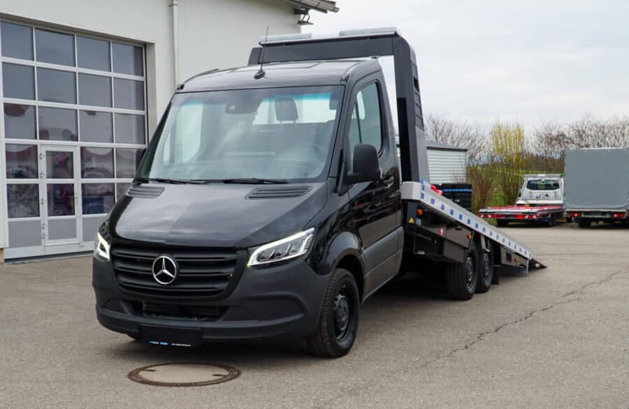ALGEMA FIT-ZEL oprijwagen op Mercedes-Benz Sprinter