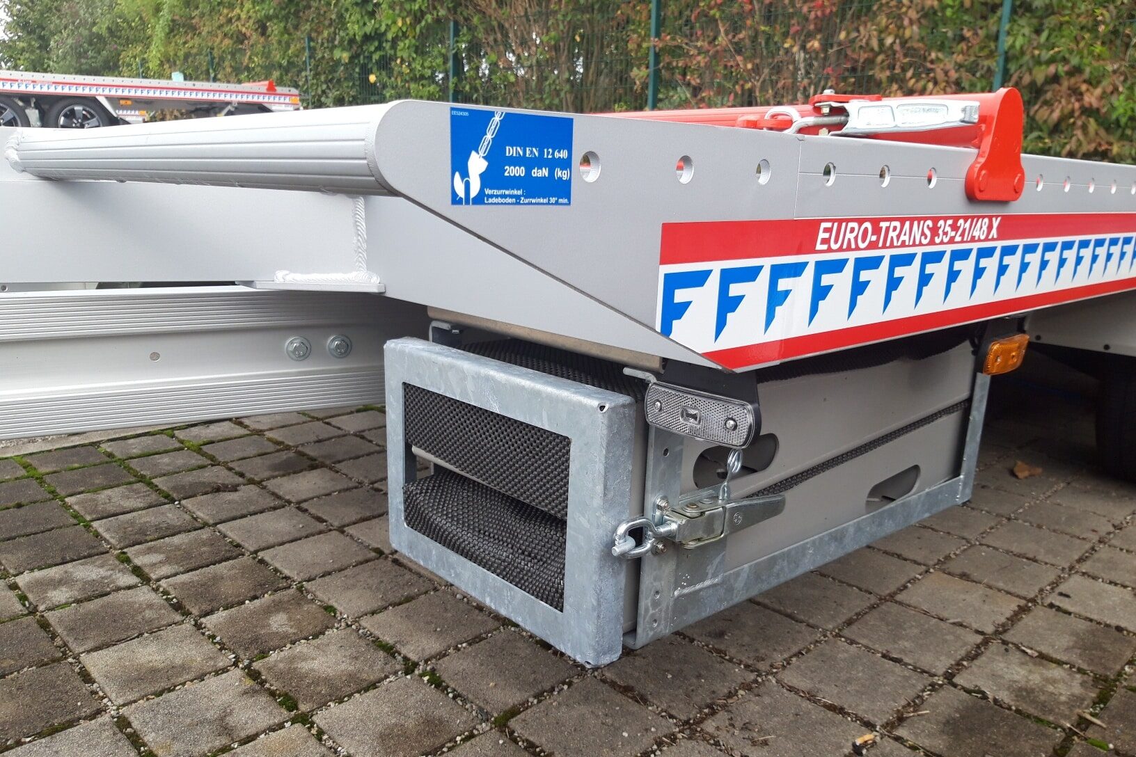 Houder 3-delige oprijplaten