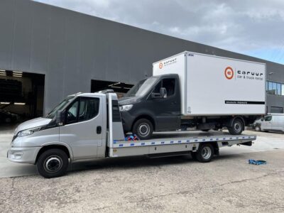 ALGEMA FIT-ZEL oprijwagens op Iveco Daily
