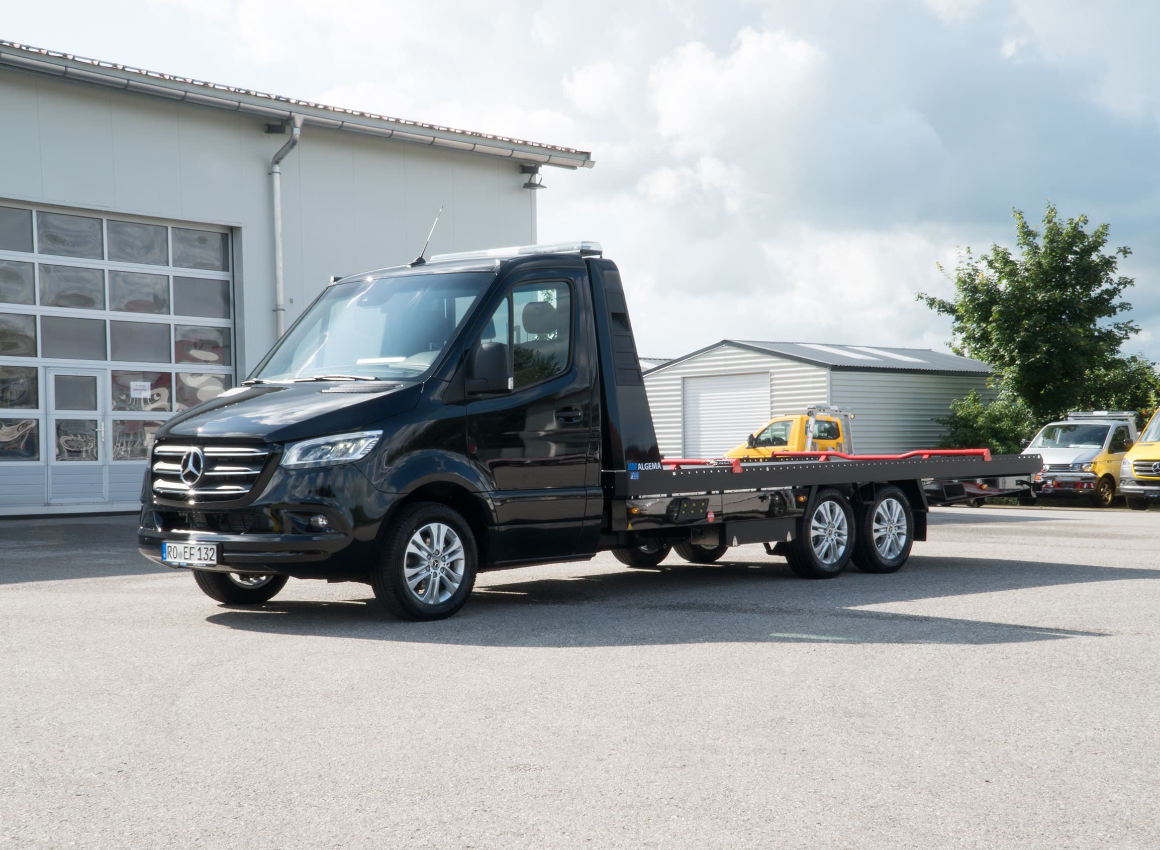 ALGEMA FIT-ZEL oprijwagen op Mercedes-Benz Sprinter - Afbeelding 11
