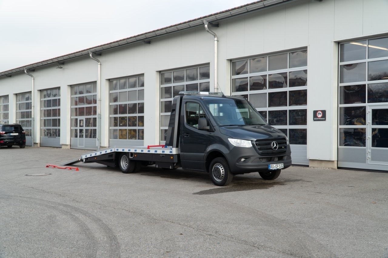 ALGEMA FIT-ZEL oprijwagen op Mercedes-Benz Sprinter - Afbeelding 3