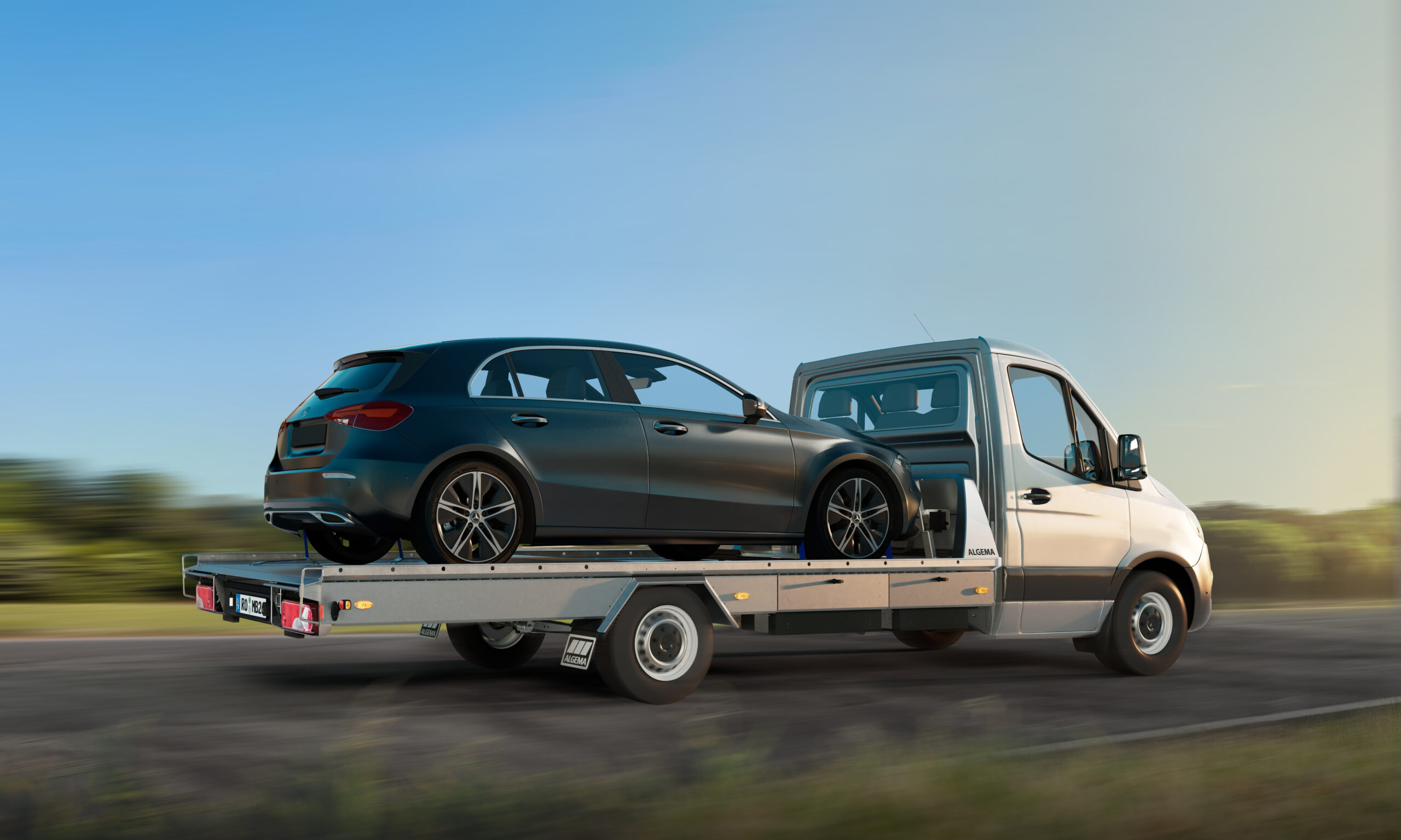 ALGEMA FIT-ZEL oprijwagen op Mercedes-Benz Sprinter - Afbeelding 24