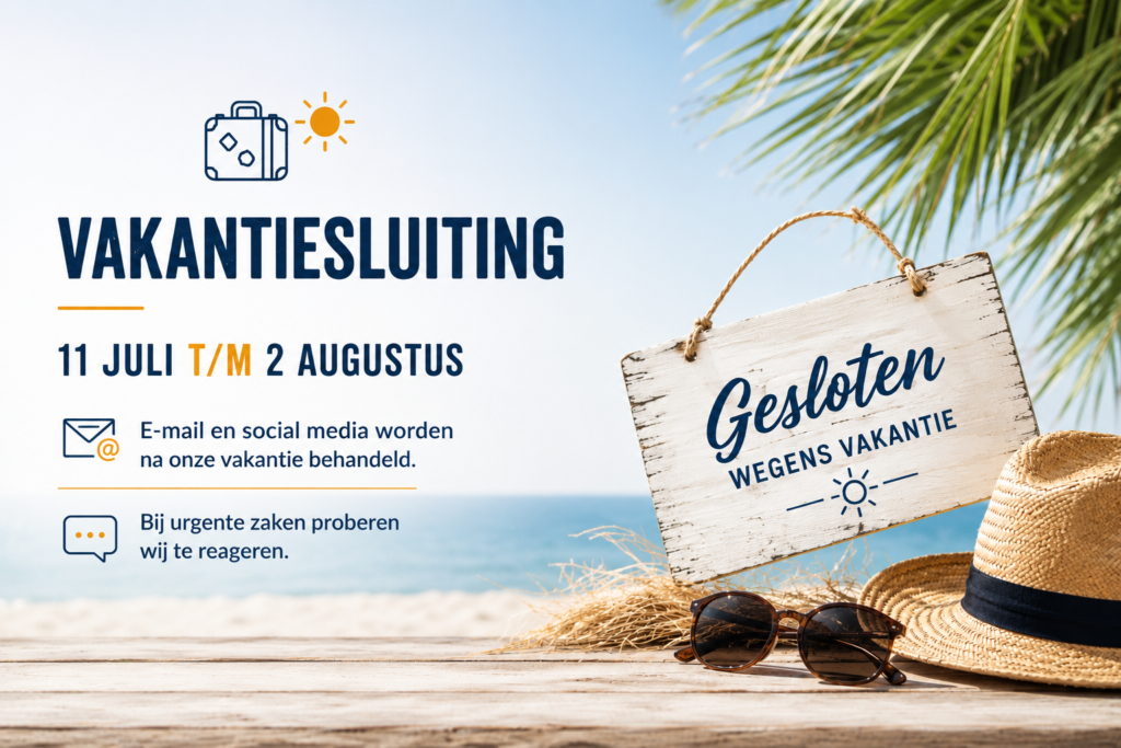 Vakantiesluiting 2026