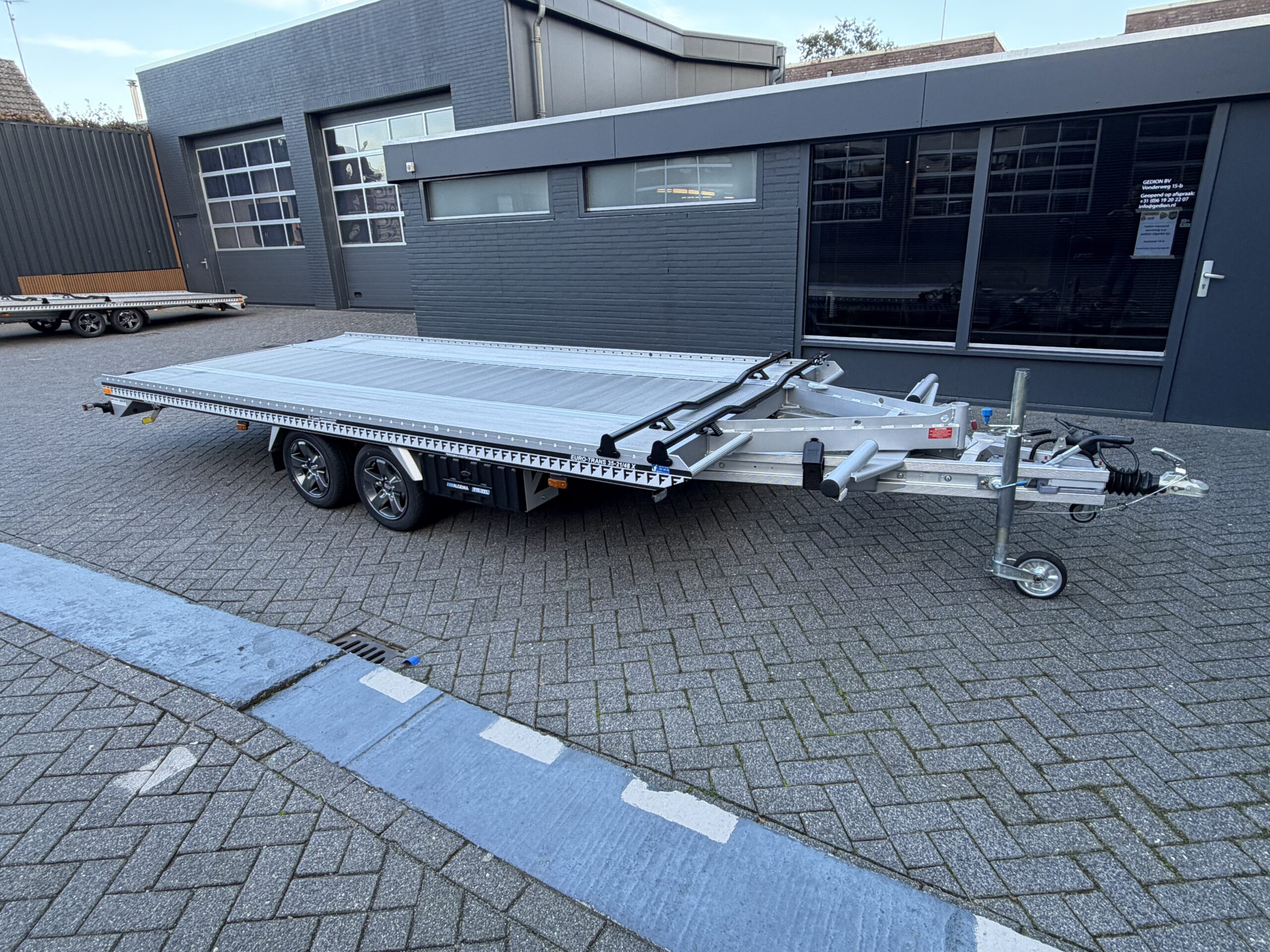 ALGEMA FIT-ZEL EURO-TRANS 35-21/48X doorlaad aanhangwagen voor Blitzlader 2 - Afbeelding 15