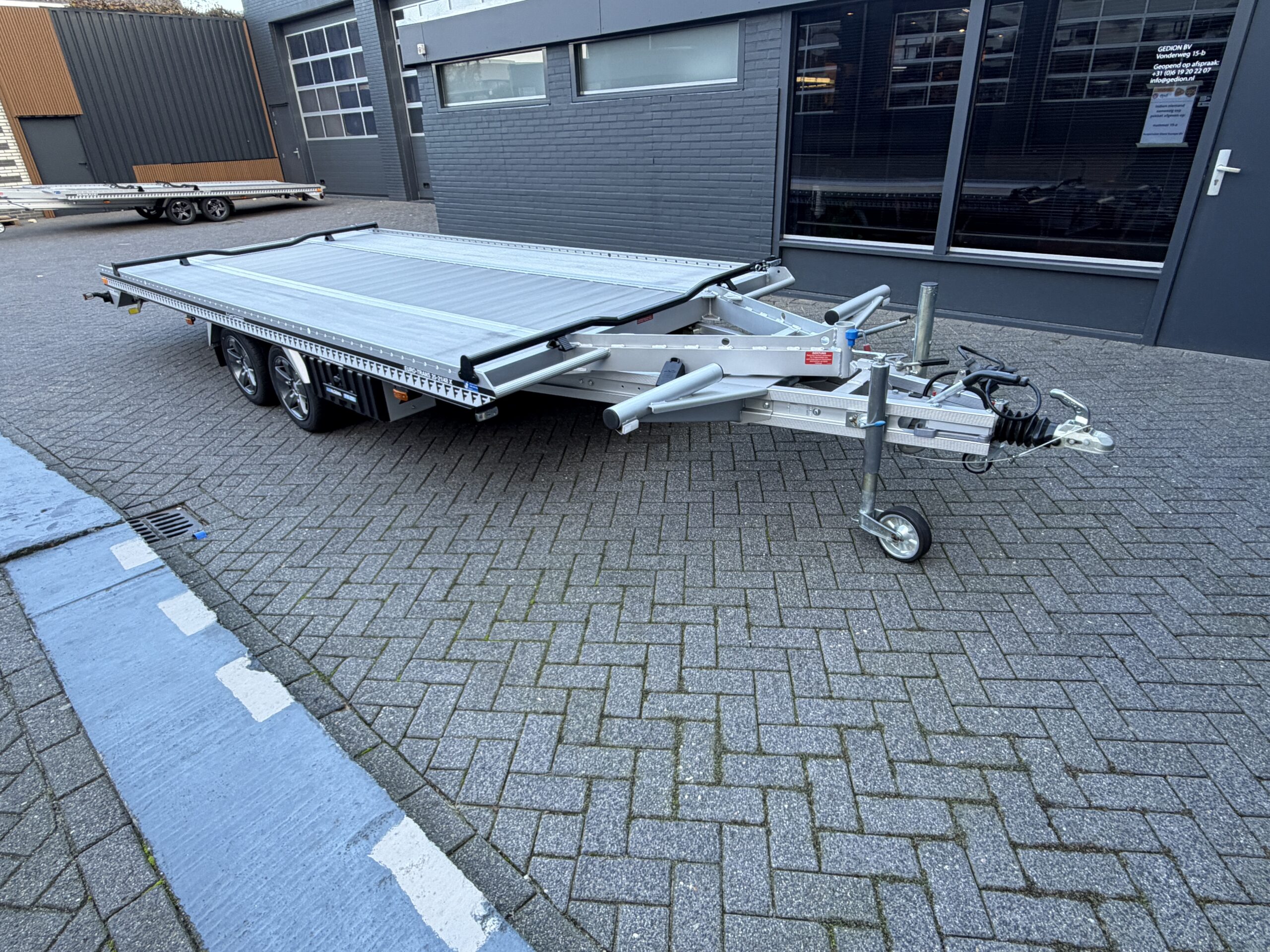 ALGEMA FIT-ZEL EURO-TRANS 35-21/48X doorlaad aanhangwagen voor Blitzlader 2 - Afbeelding 7