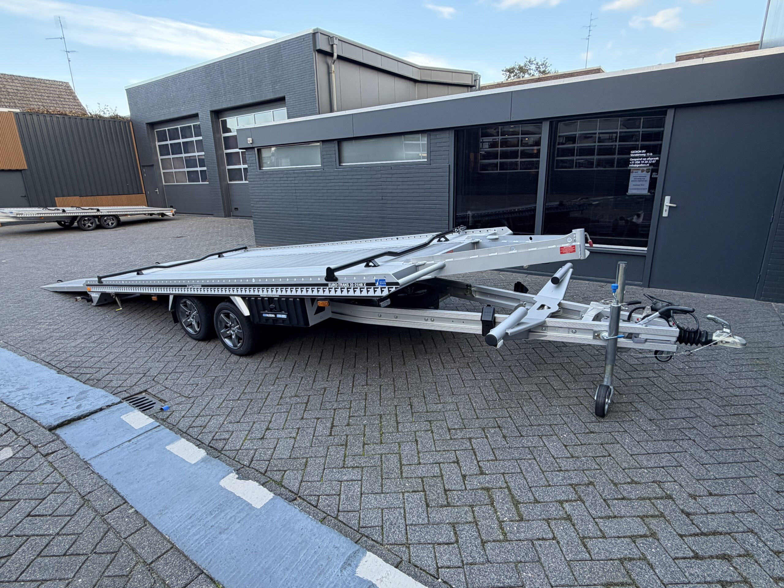 ALGEMA FIT-ZEL EURO-TRANS 35-21/48X doorlaad aanhangwagen voor Blitzlader 2 - Afbeelding 4